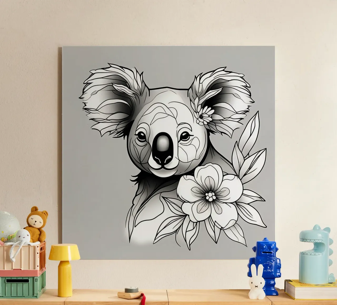 Koala_Style_B_1 plexiglass da Tierisch bunt by LK