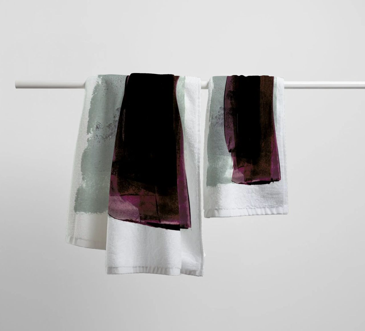 Layers 02 badhanddoek van IRIS LEHNHARDT FINE ART