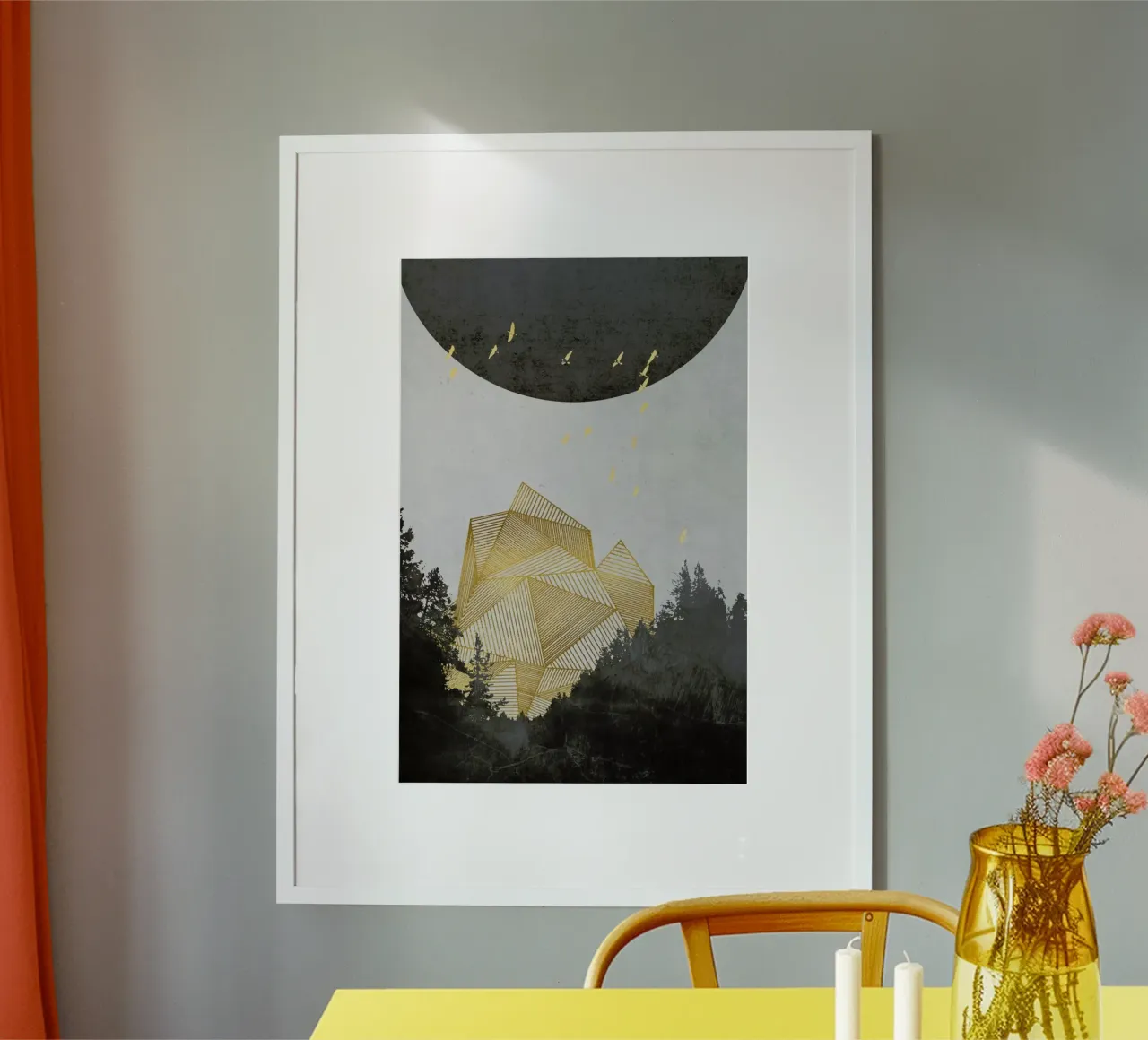 Goldberg poster con telaio in legno da Mia Nissen