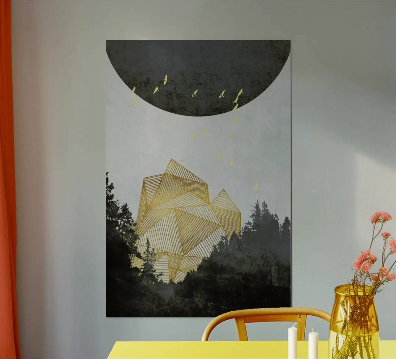 Goldberg poster con telaio in legno da Mia Nissen