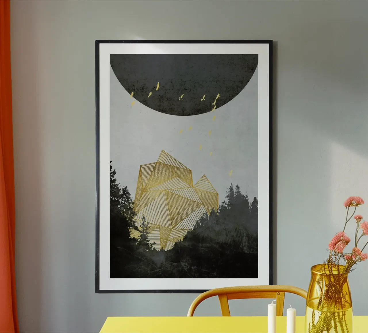 Goldberg poster con telaio in legno da Mia Nissen