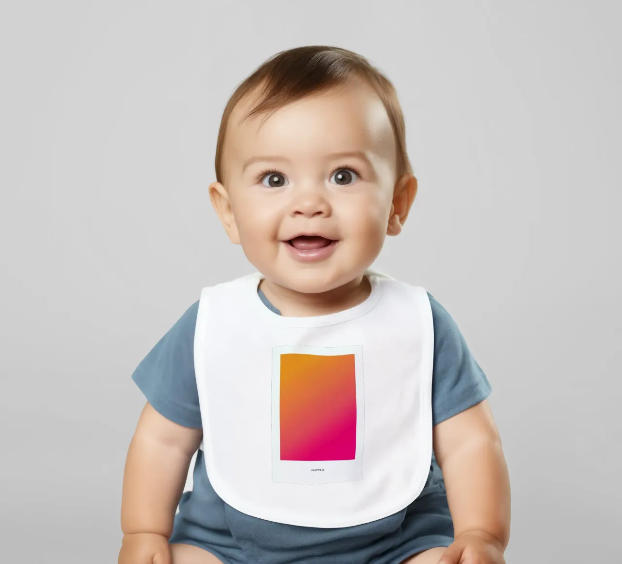 Heatwave #2 baby bib by daylight design studio