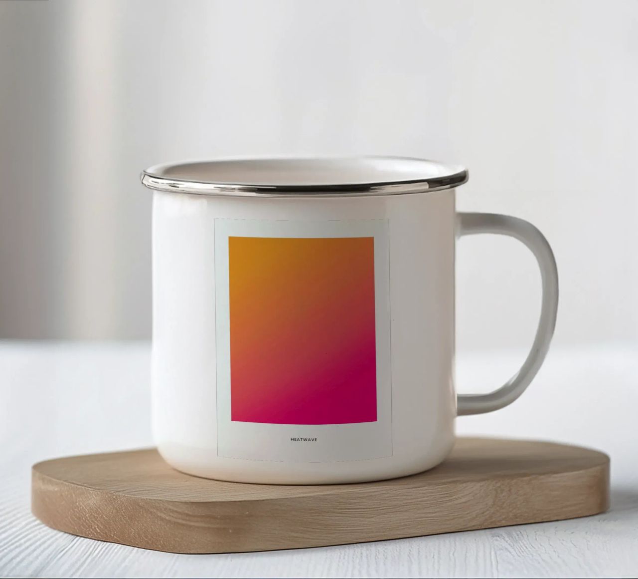 Heatwave #2 tazza in smalto da daylight design studio