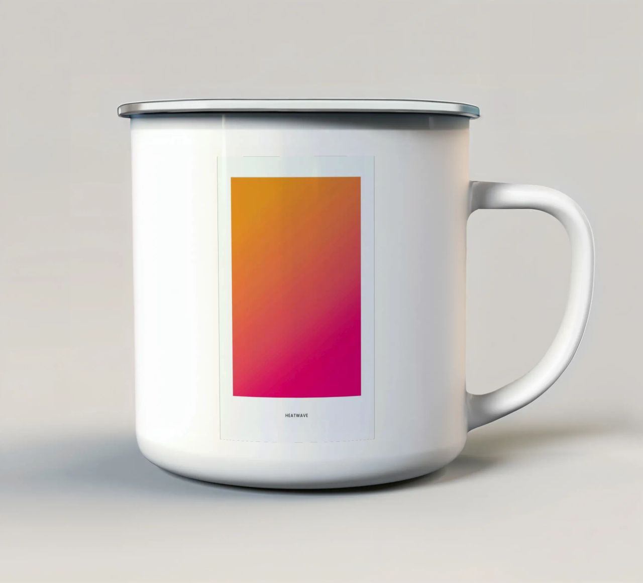 Heatwave #2 tazza in smalto da daylight design studio