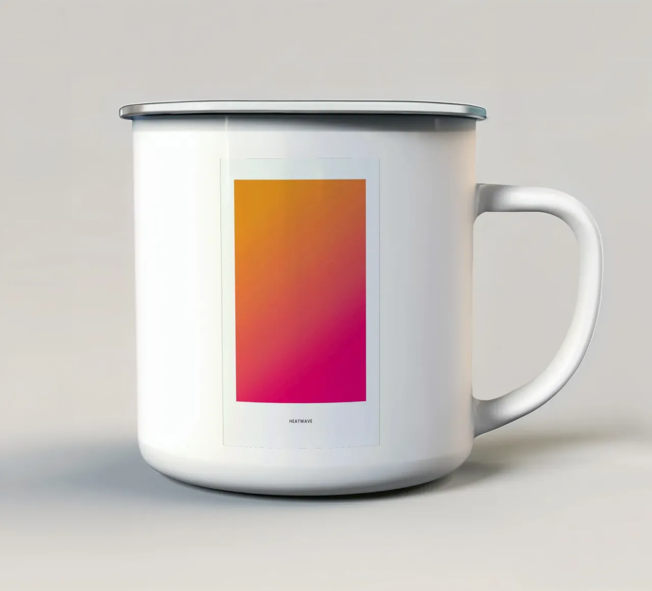 Heatwave #2 tazza in smalto da daylight design studio