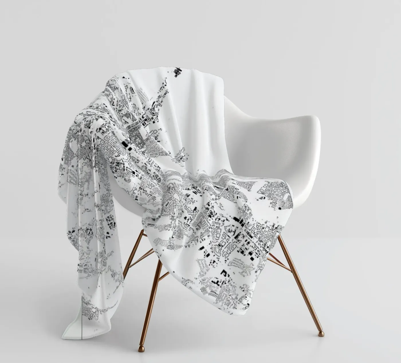 Stuttgart fleecedeken van The Cartography Collection