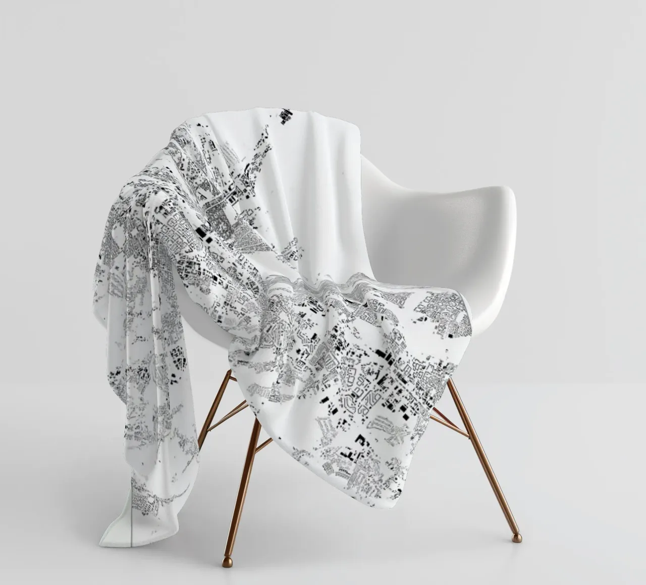 Stuttgart coperta in pile da The Cartography Collection