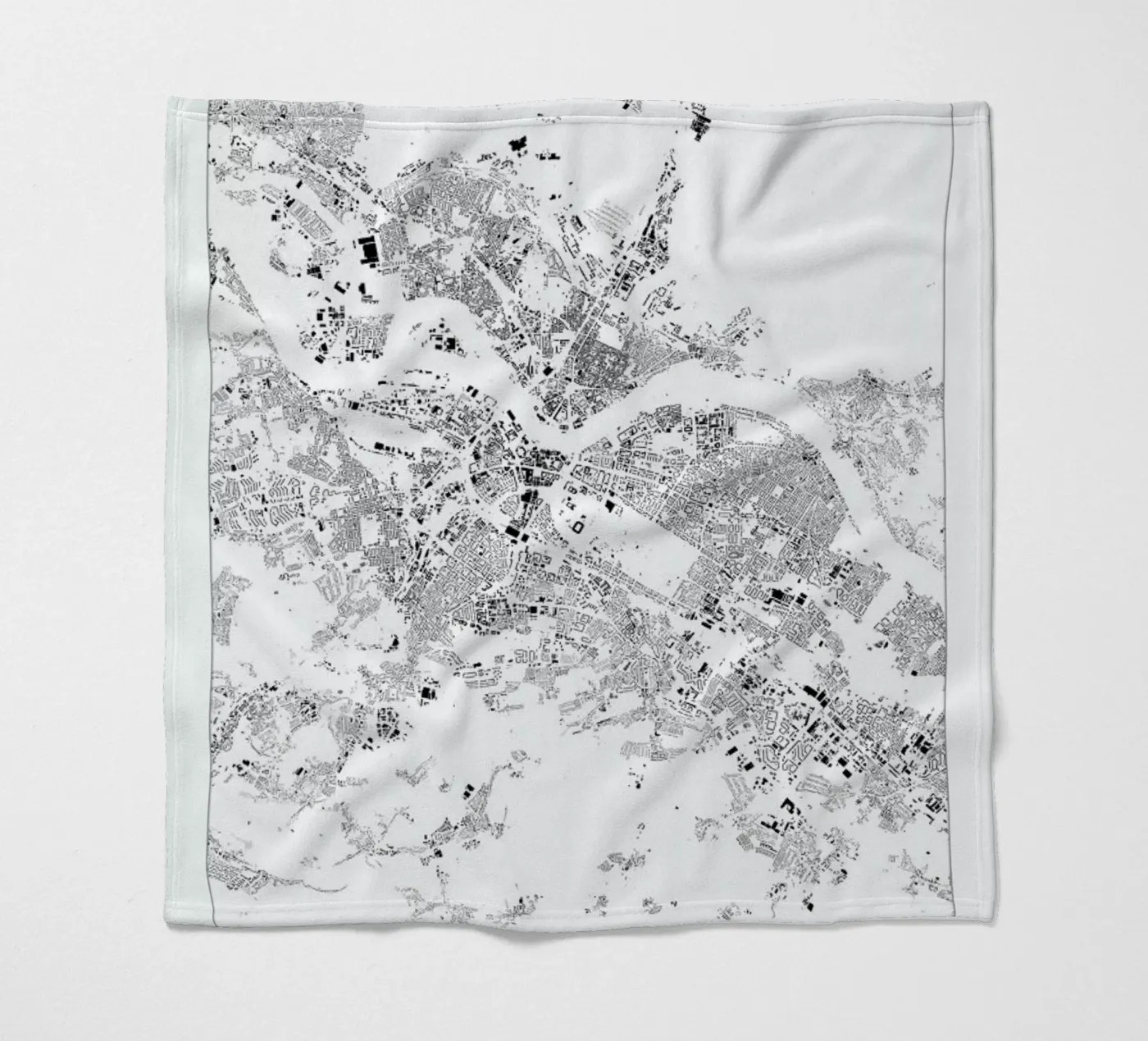 Stuttgart fleecedeken van The Cartography Collection