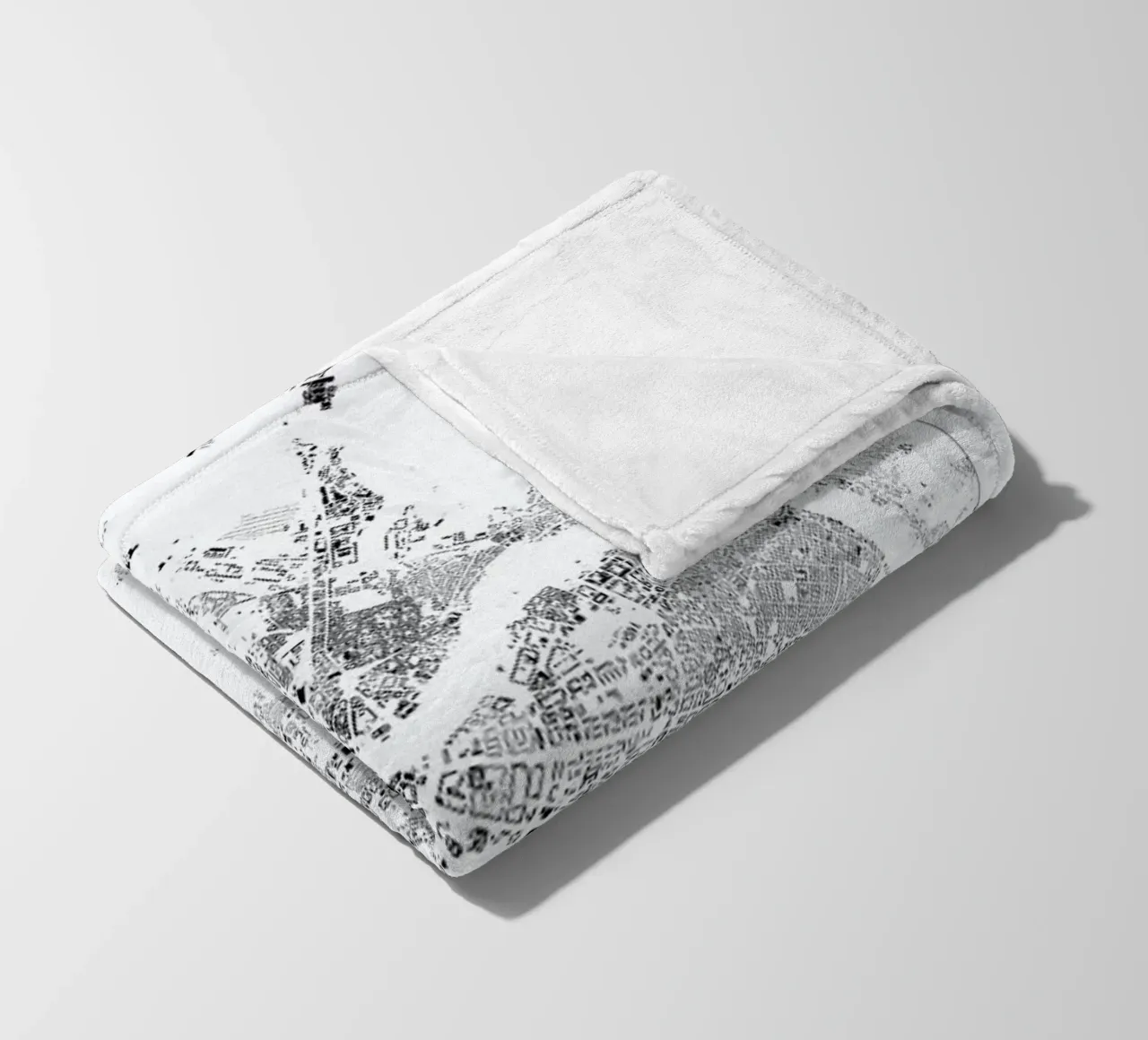 Stuttgart coperta in pile da The Cartography Collection