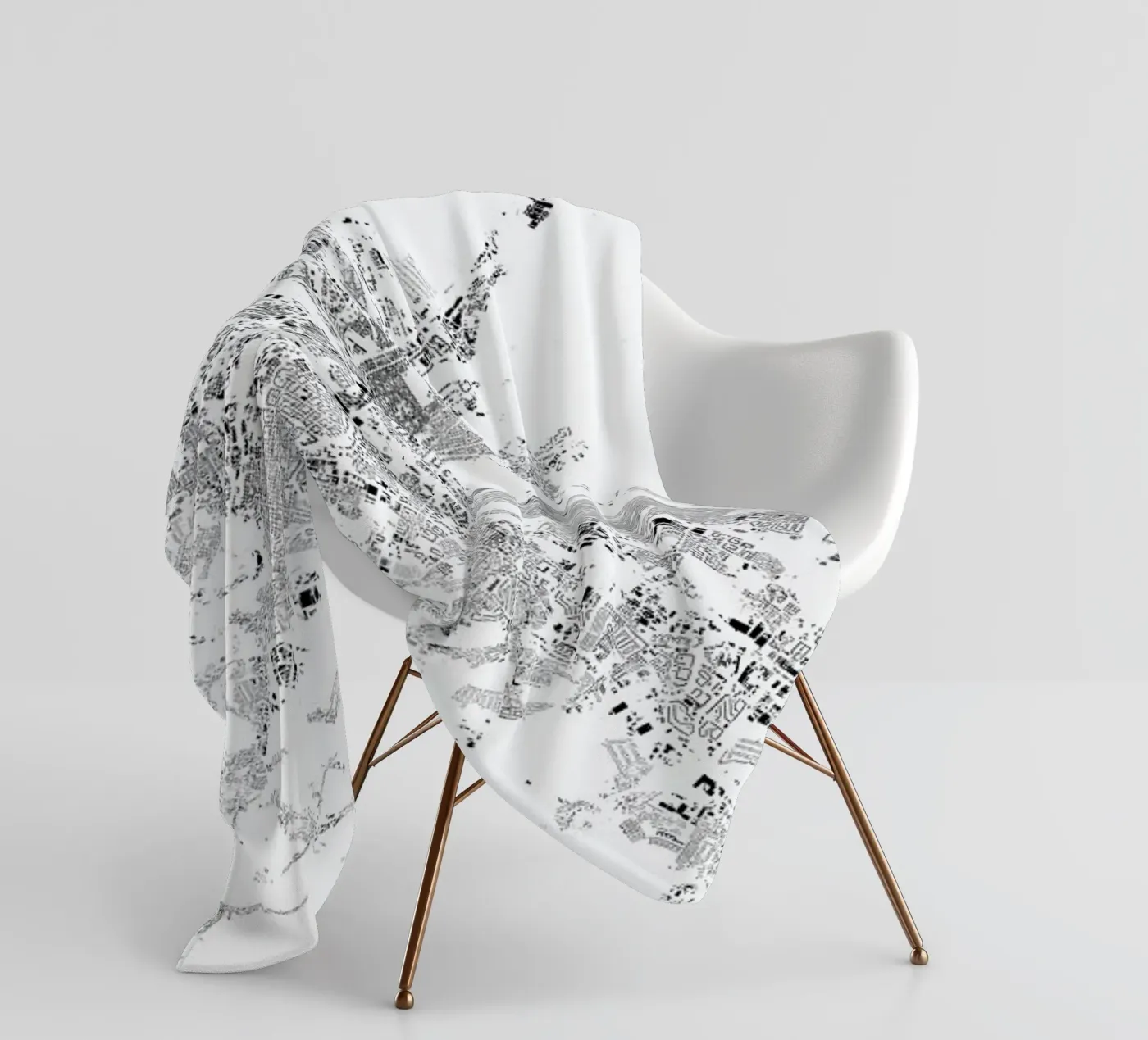 Stuttgart fleecedeken van The Cartography Collection