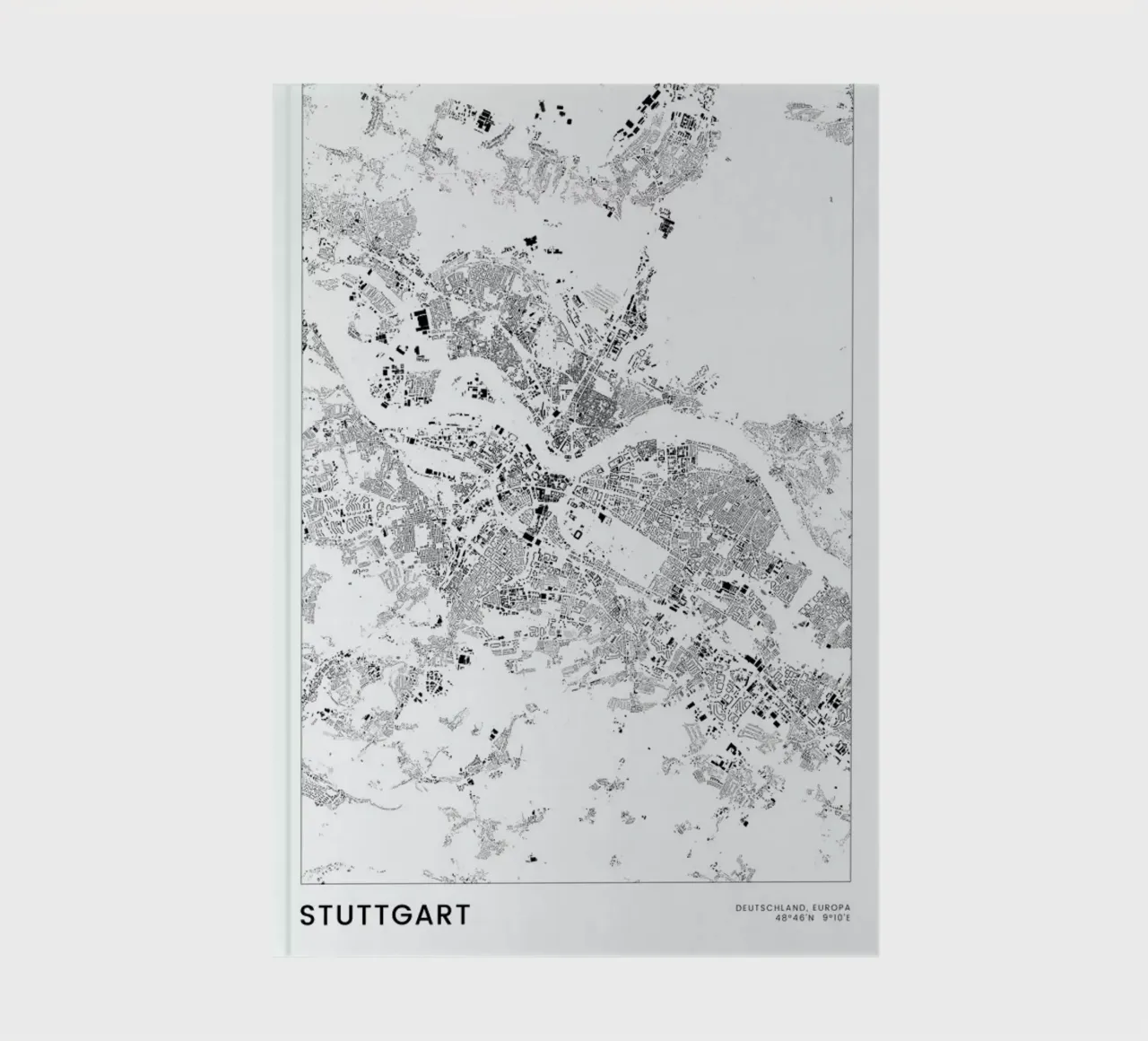 Stuttgart notebook by The Cartography Collection