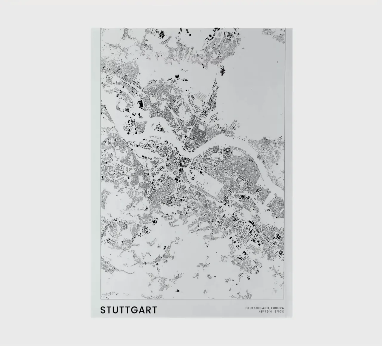Stuttgart notebook by The Cartography Collection
