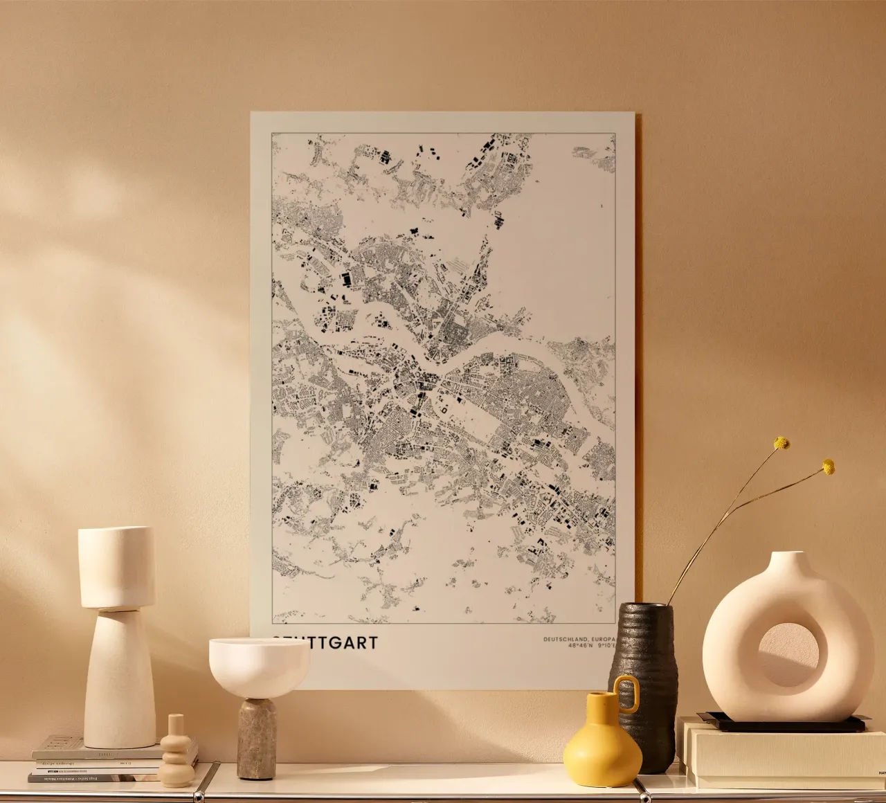 Stuttgart plexiglass da The Cartography Collection