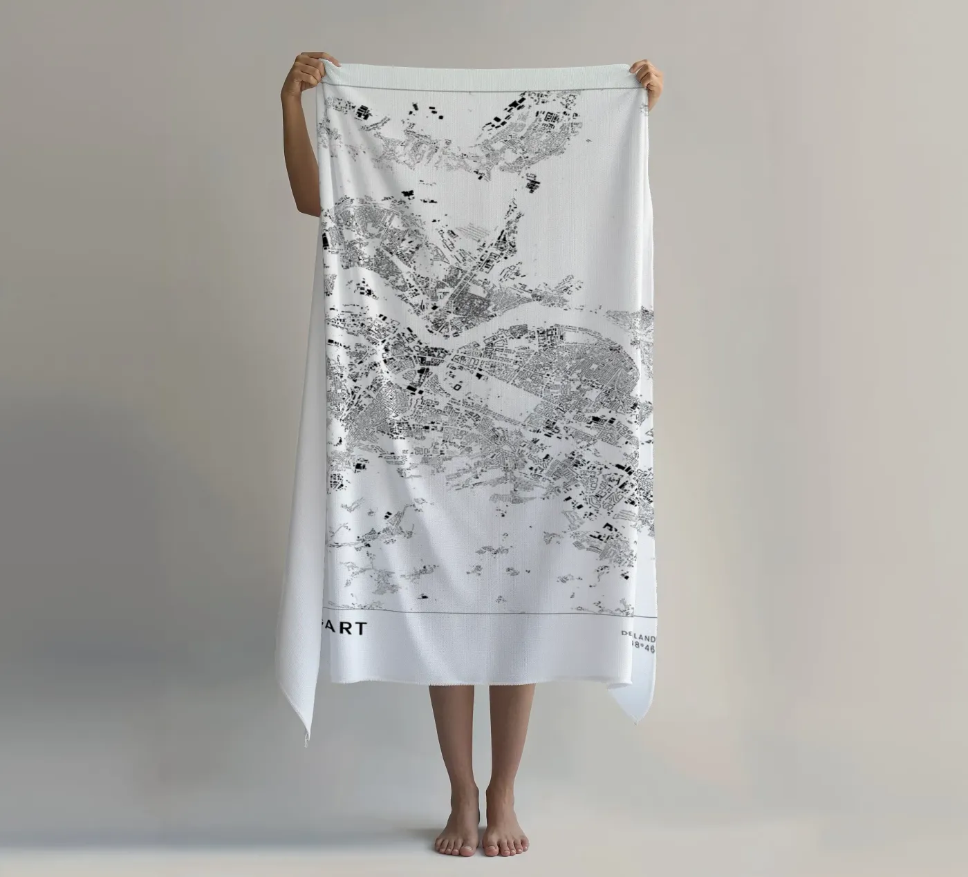 Stuttgart telo mare da The Cartography Collection