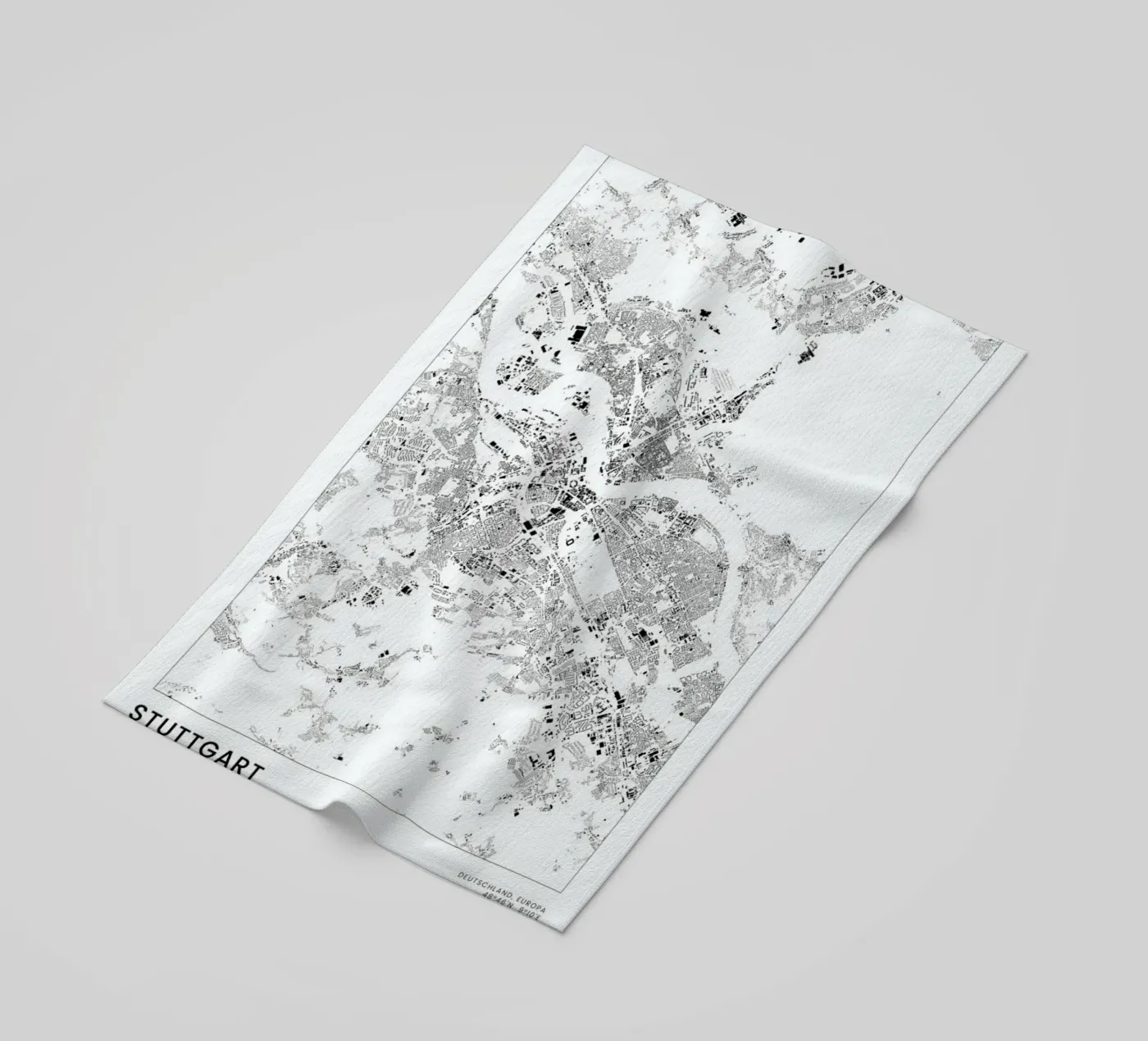 Stuttgart telo mare da The Cartography Collection