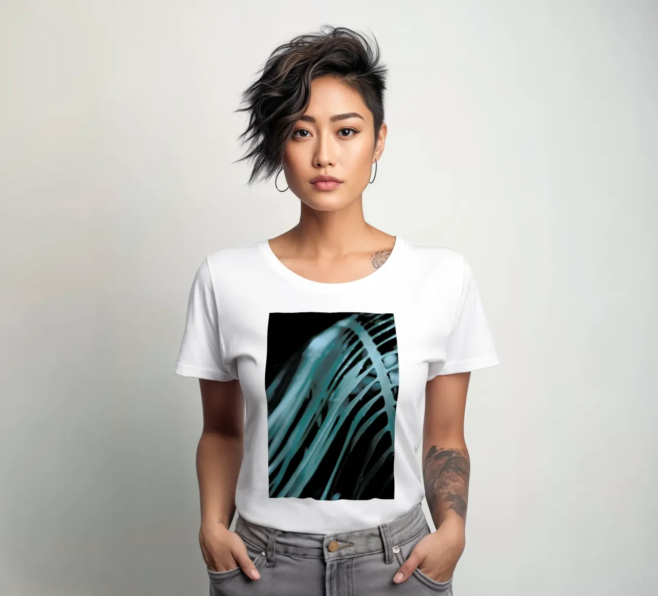 Palm Tree 01 t-shirt da donna da Froilein Juno