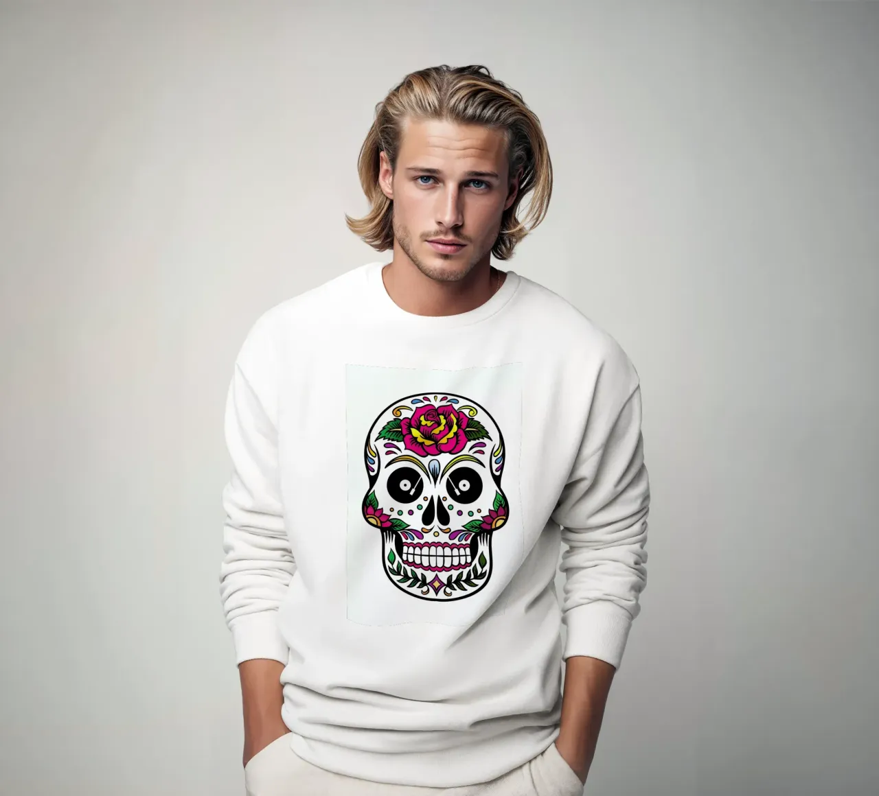 Skull Sweatshirt von a Love Supreme