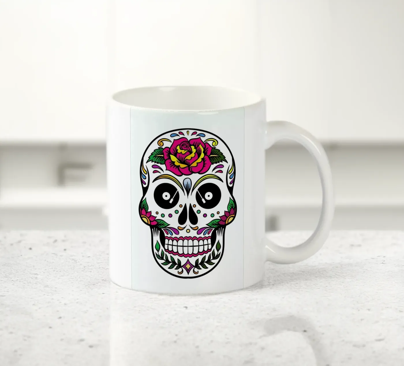 Skull ceramic mug by a Love Supreme