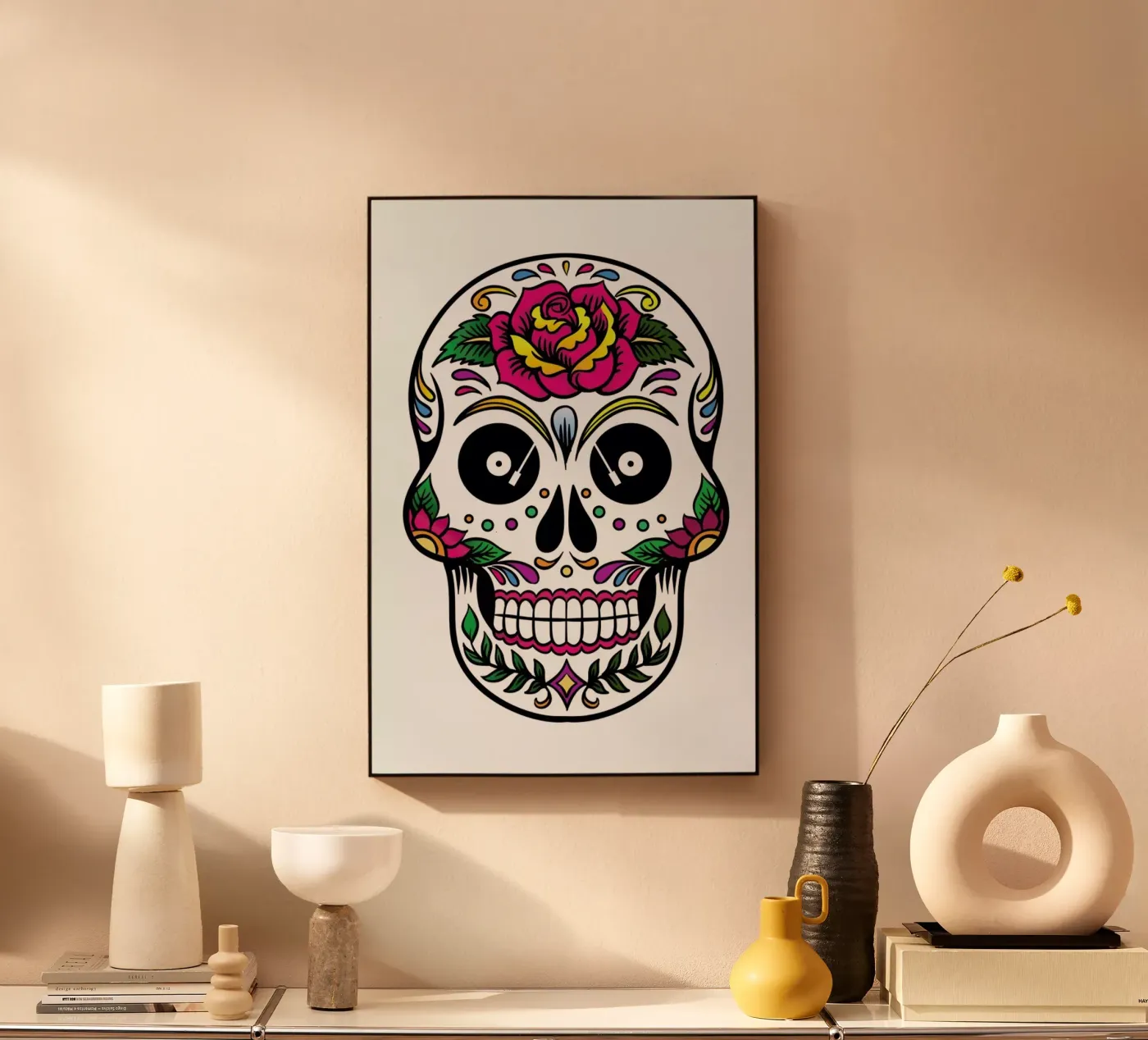 Skull forex plate by a Love Supreme