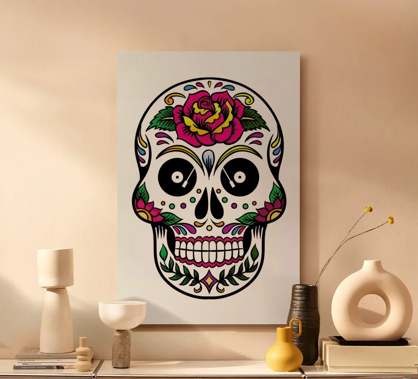 Skull forex plate by a Love Supreme