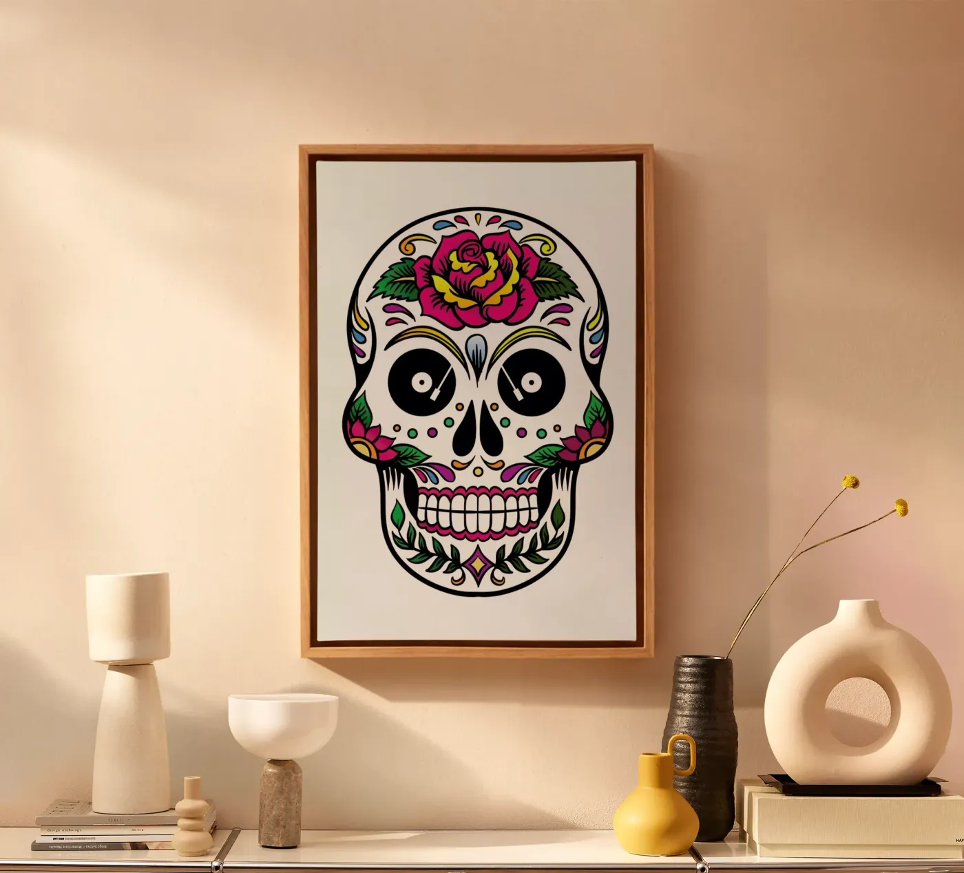 Skull canvas by a Love Supreme