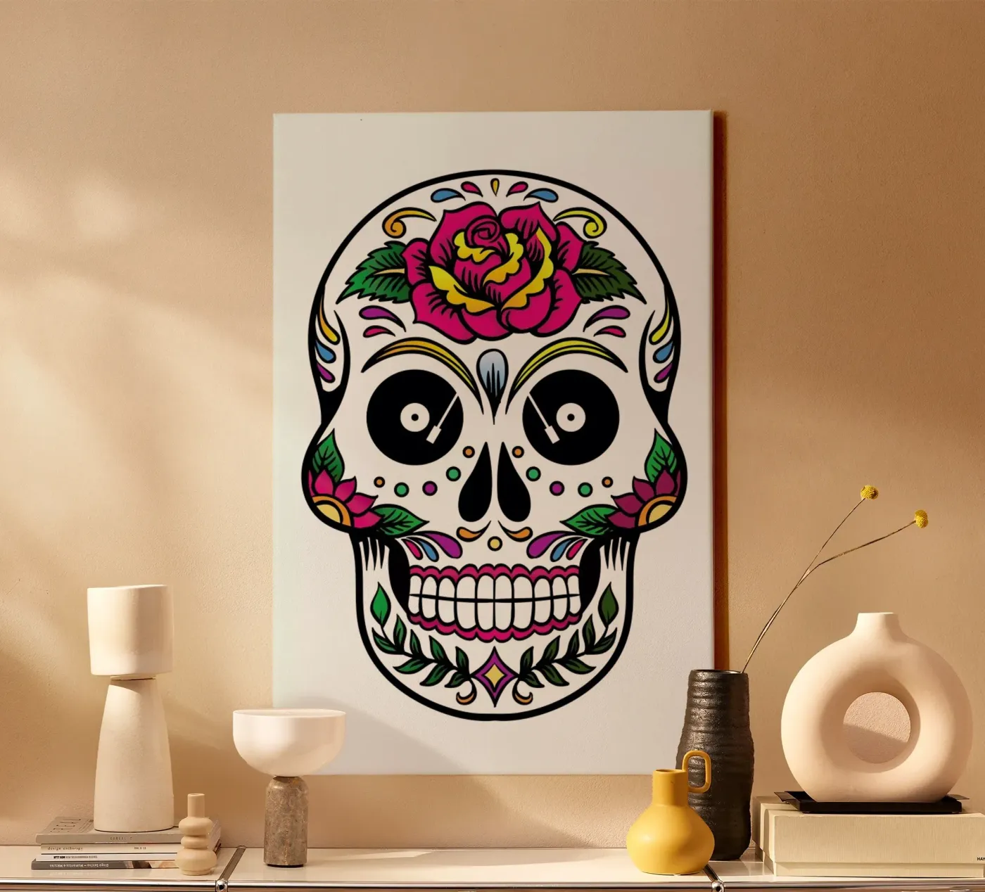 Skull canvas by a Love Supreme