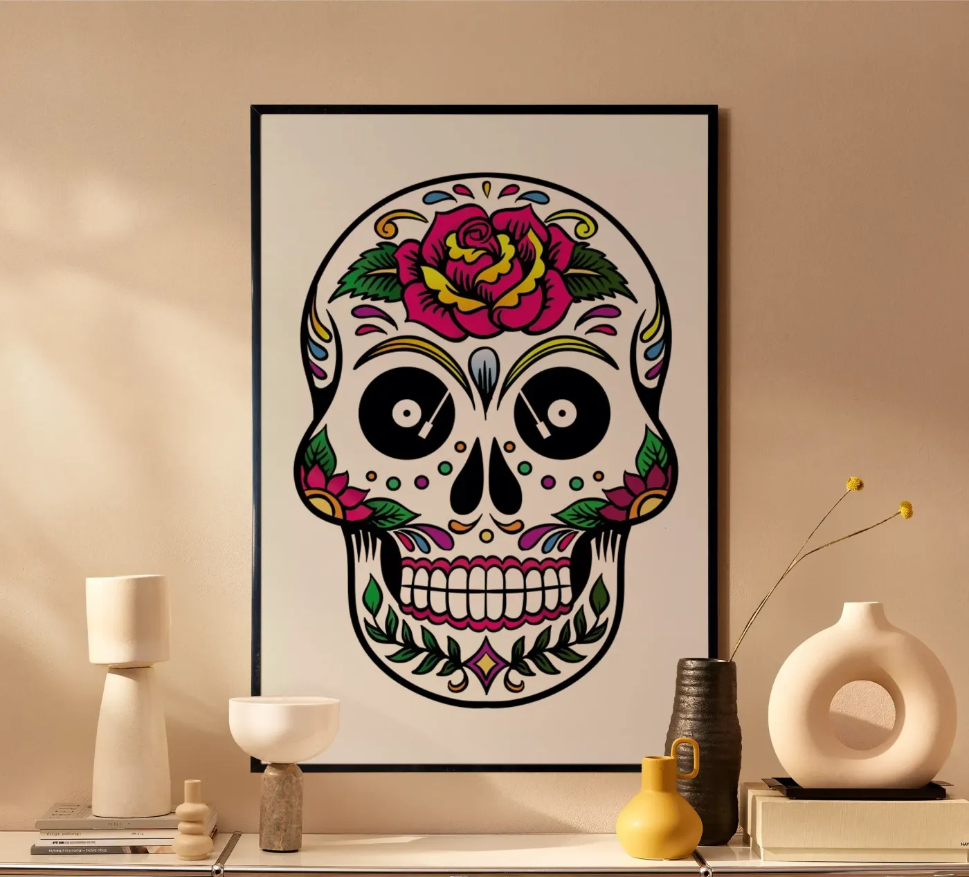 Skull poster by a Love Supreme