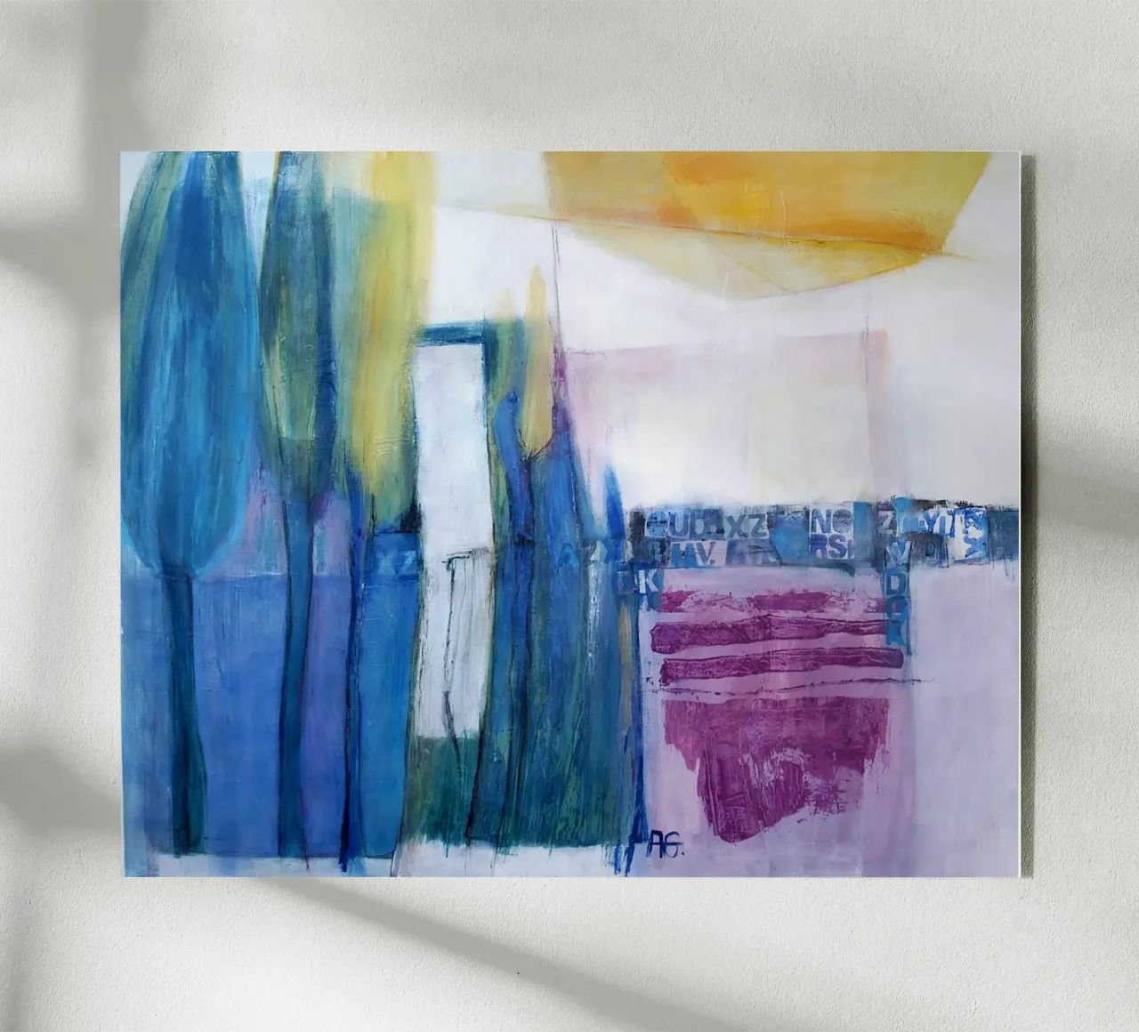 Färben plexiglass da Anita Gewald