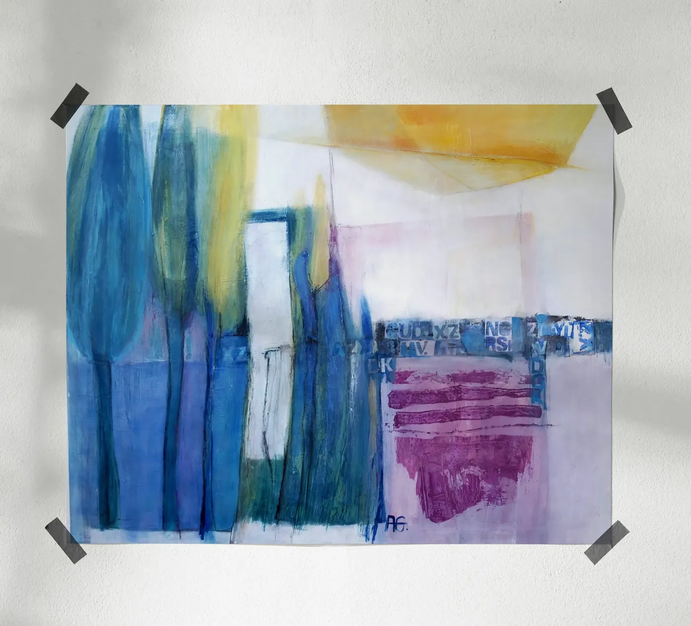 Dyeing poster van Anita Gewald