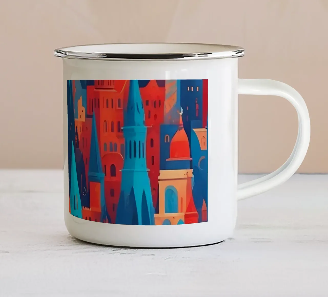 Fig.Others1032 tazza in smalto da POSTERS - Peter Lorenz