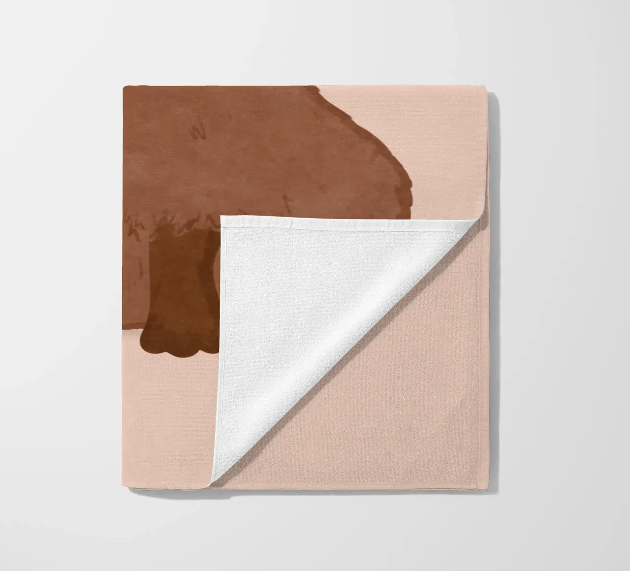 Capibara con fragola telo mare da Illustration Raissa Oltmanns