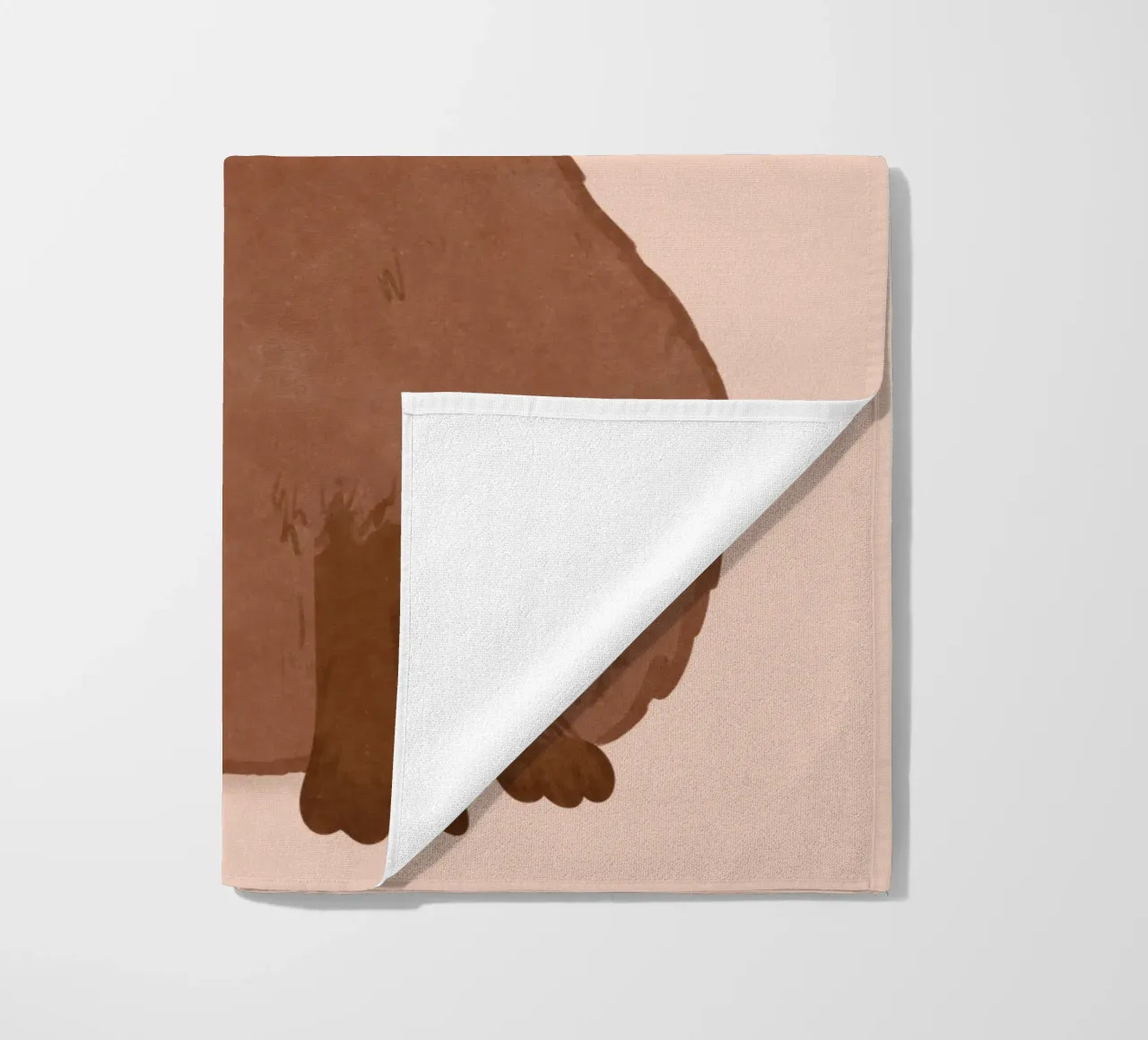 Capibara con fragola telo mare da Illustration Raissa Oltmanns