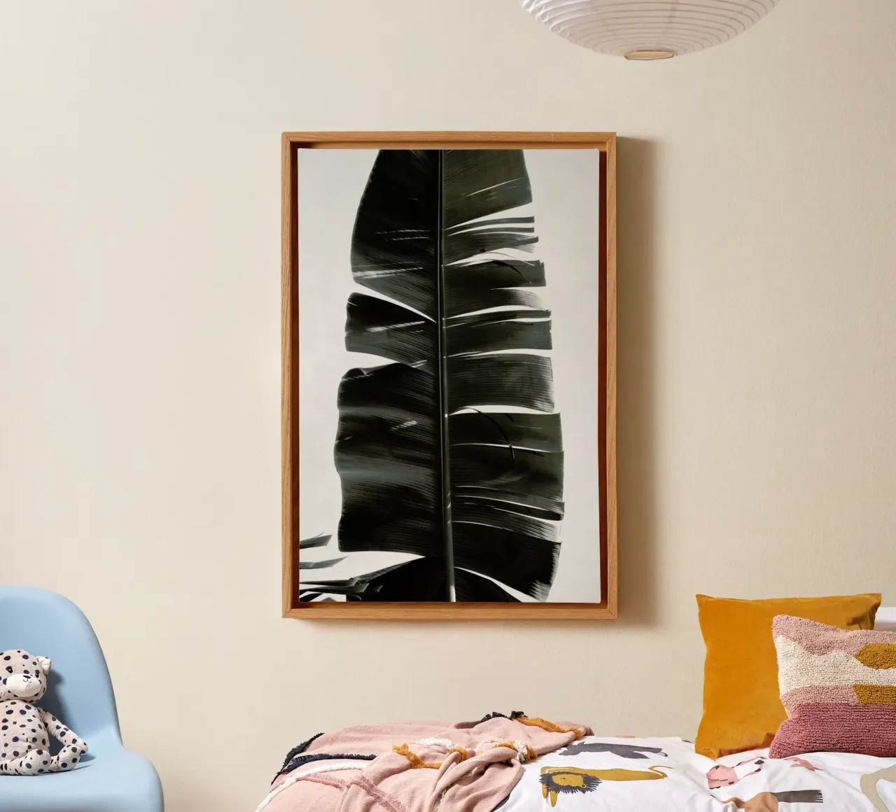 Tropical Jungle Vibes tela con Cornice a cassetta da Studio Nahili