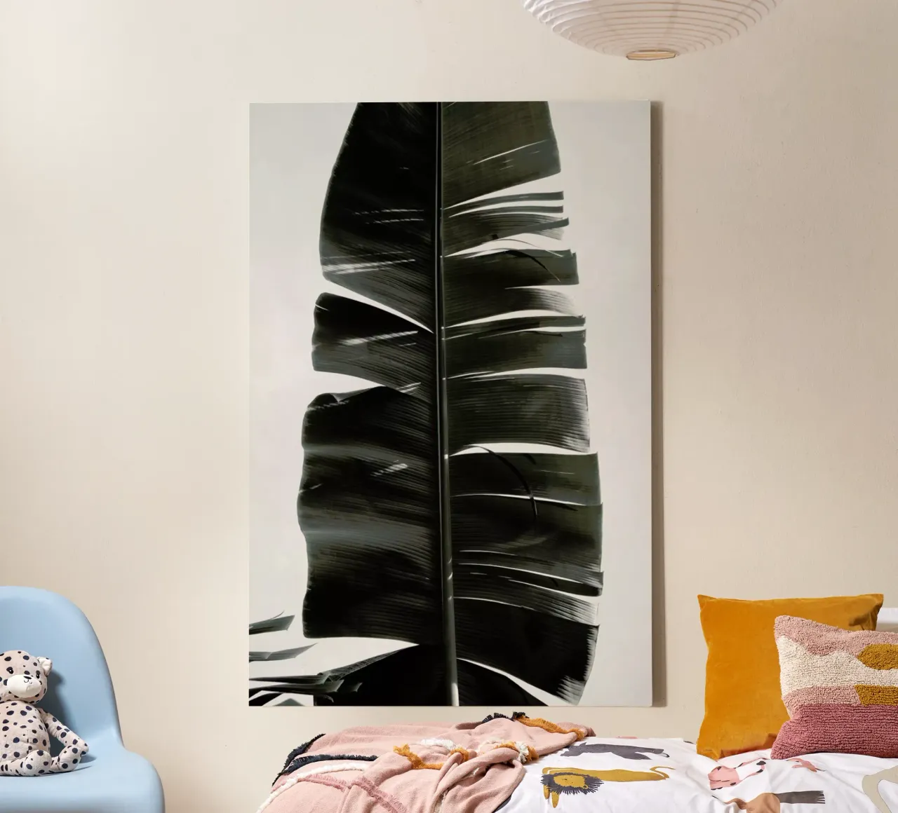 Tropical Jungle Vibes tela con Cornice a cassetta da Studio Nahili