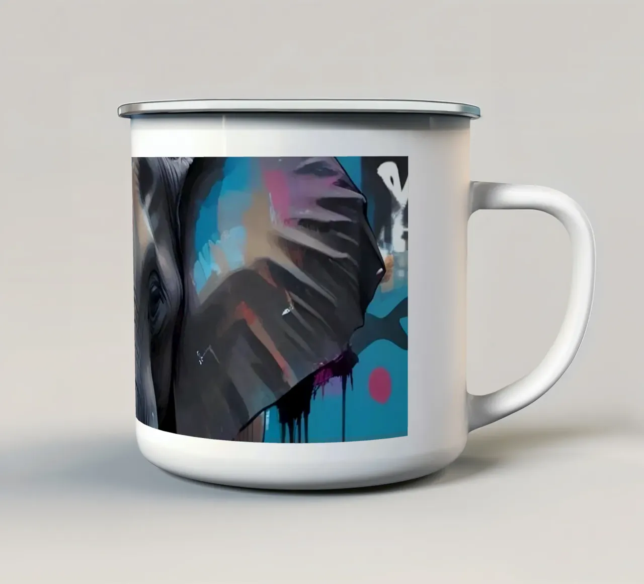 Fig.Others1023 tazza in smalto da POSTERS - Peter Lorenz