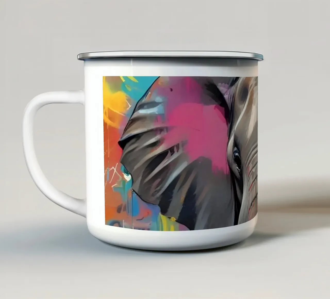 Fig.Others1023 tazza in smalto da POSTERS - Peter Lorenz