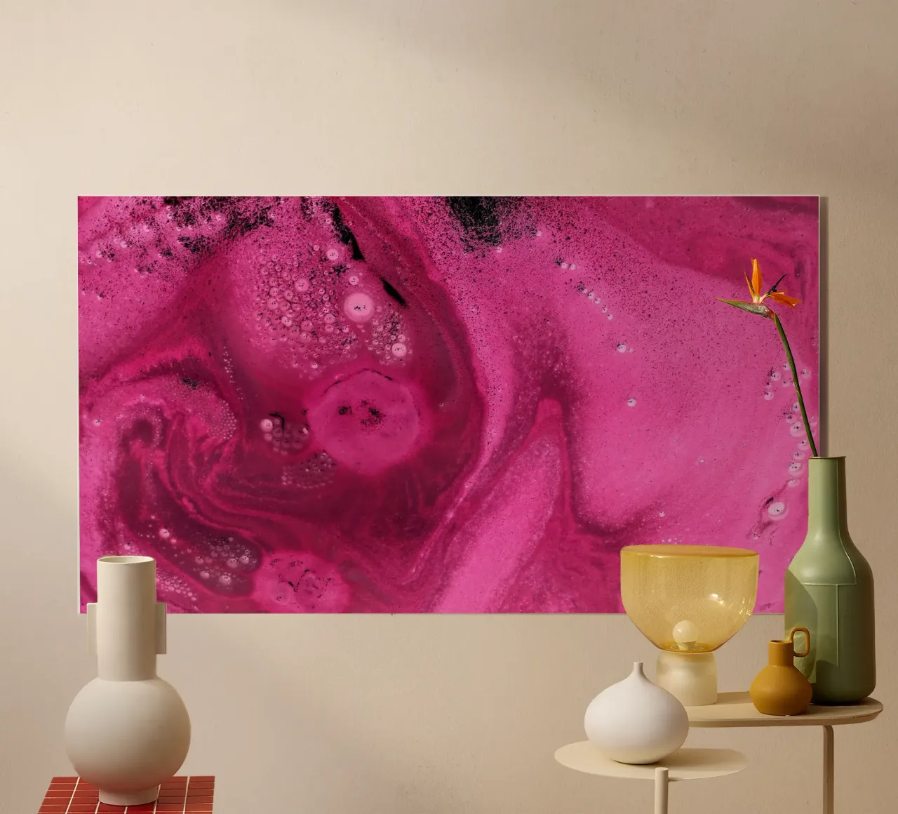 Purple acrylic glass by Massimo Frascogna