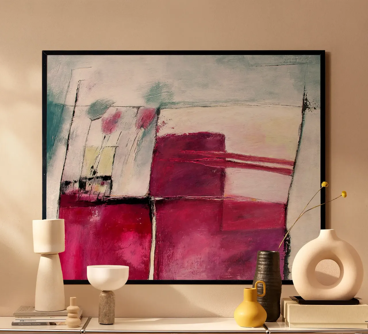 Himbeerfeld poster da Anita Gewald