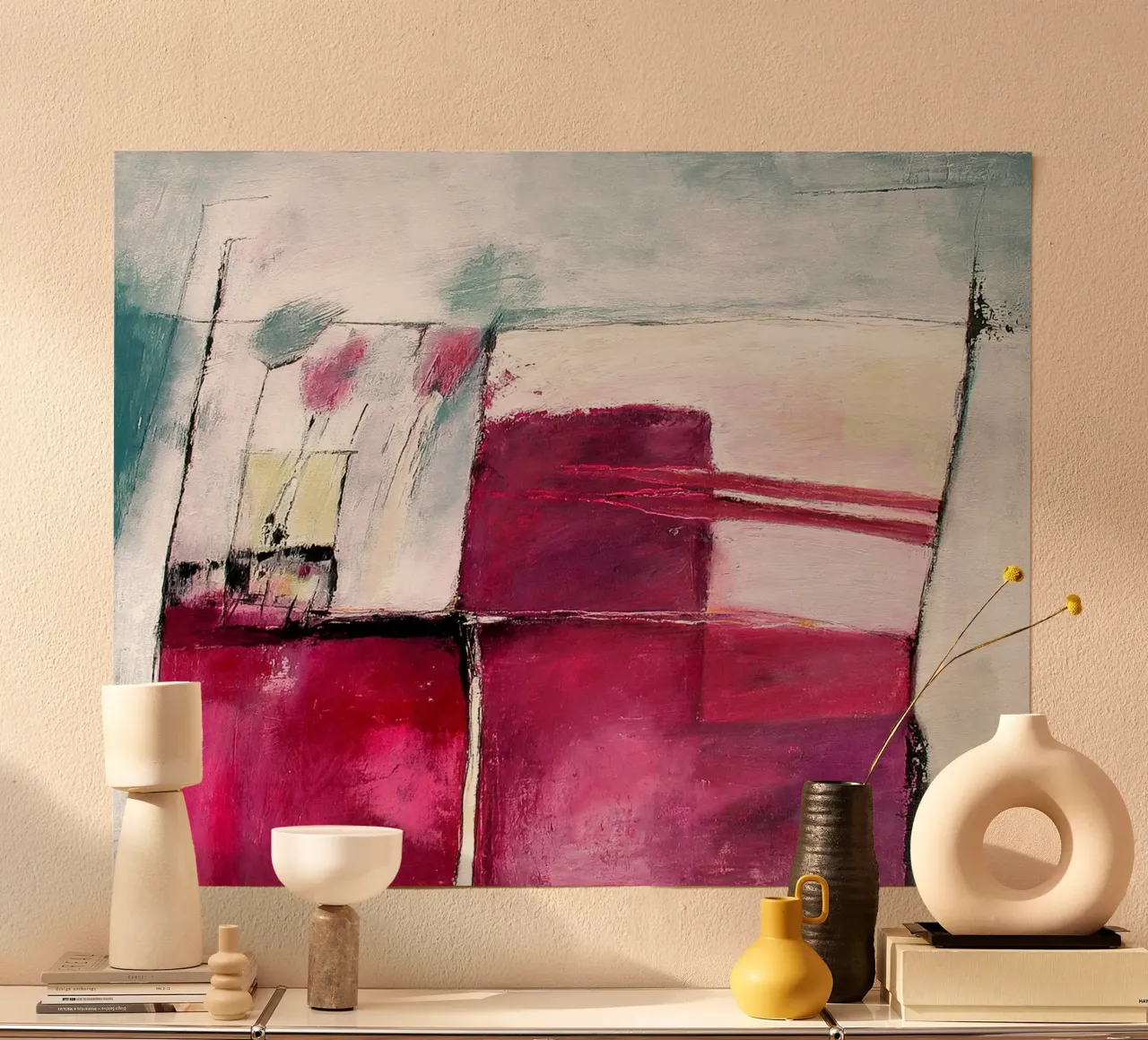 Himbeerfeld poster da Anita Gewald