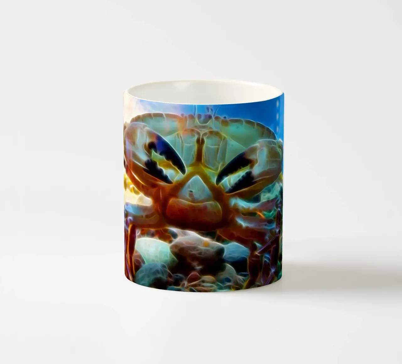 Granchio tazza in ceramica da Massimo Frascogna
