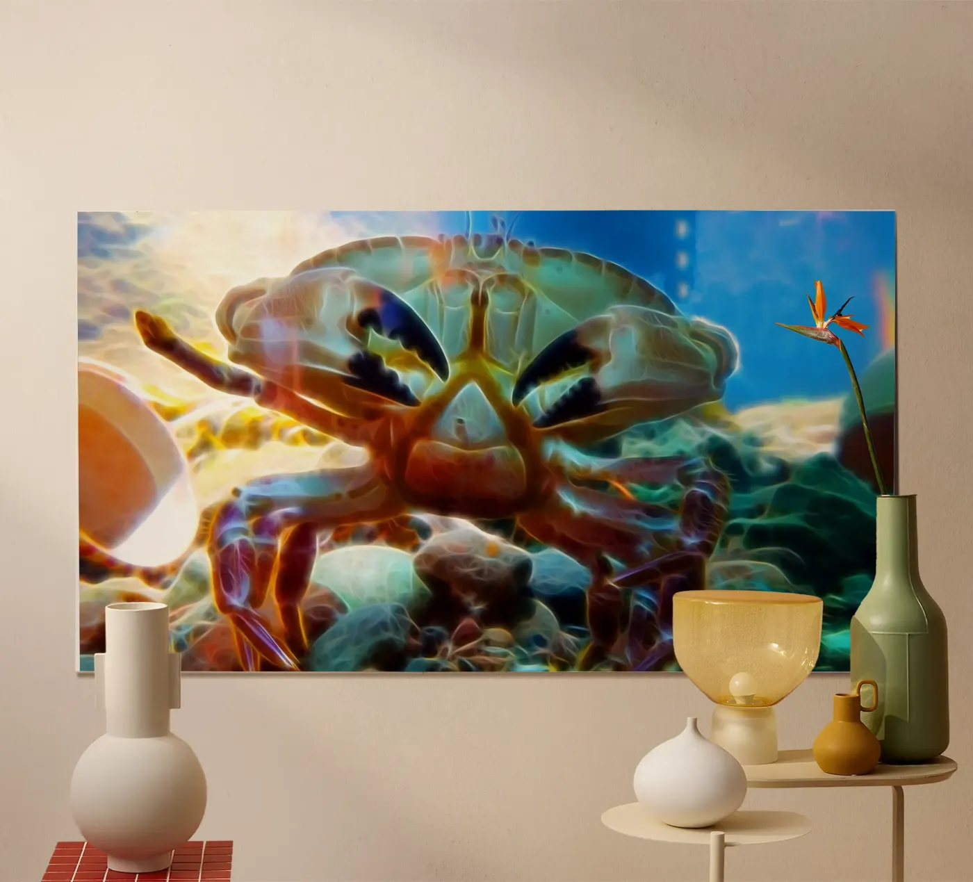 Krab poster van Massimo Frascogna