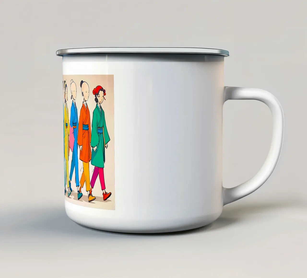 People1014 tazza in smalto da POSTERS - Peter Lorenz
