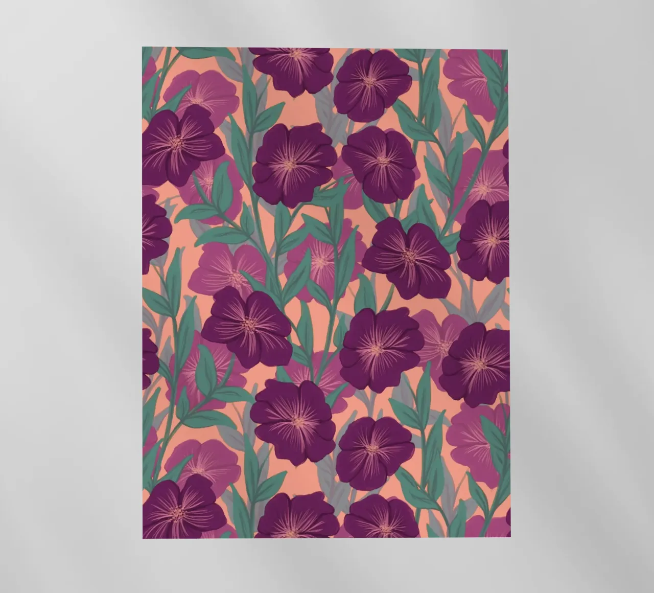 Bold Bloom Purple pellicola backlit da designdn