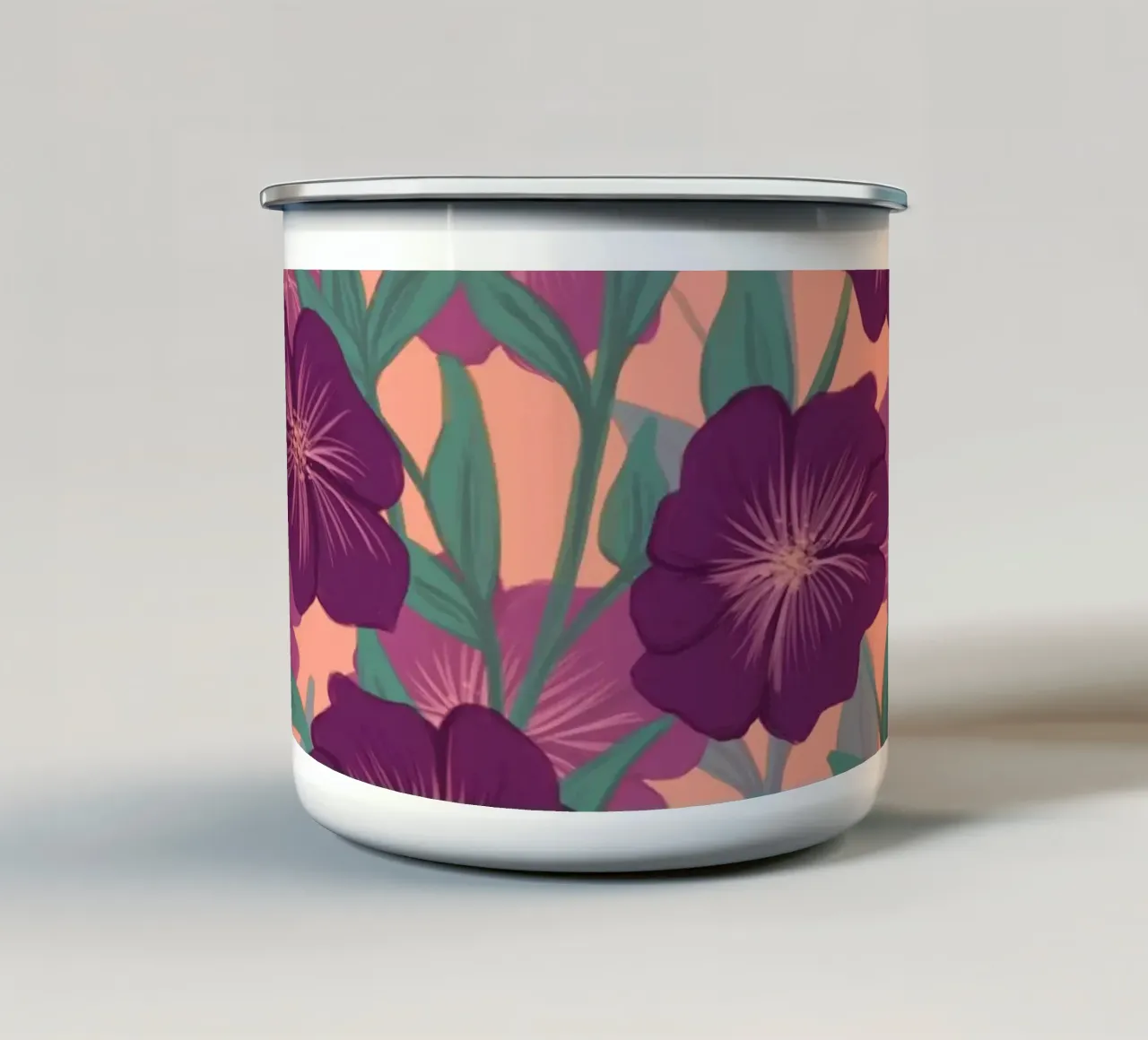 Bold Bloom Purple tazza in smalto da designdn
