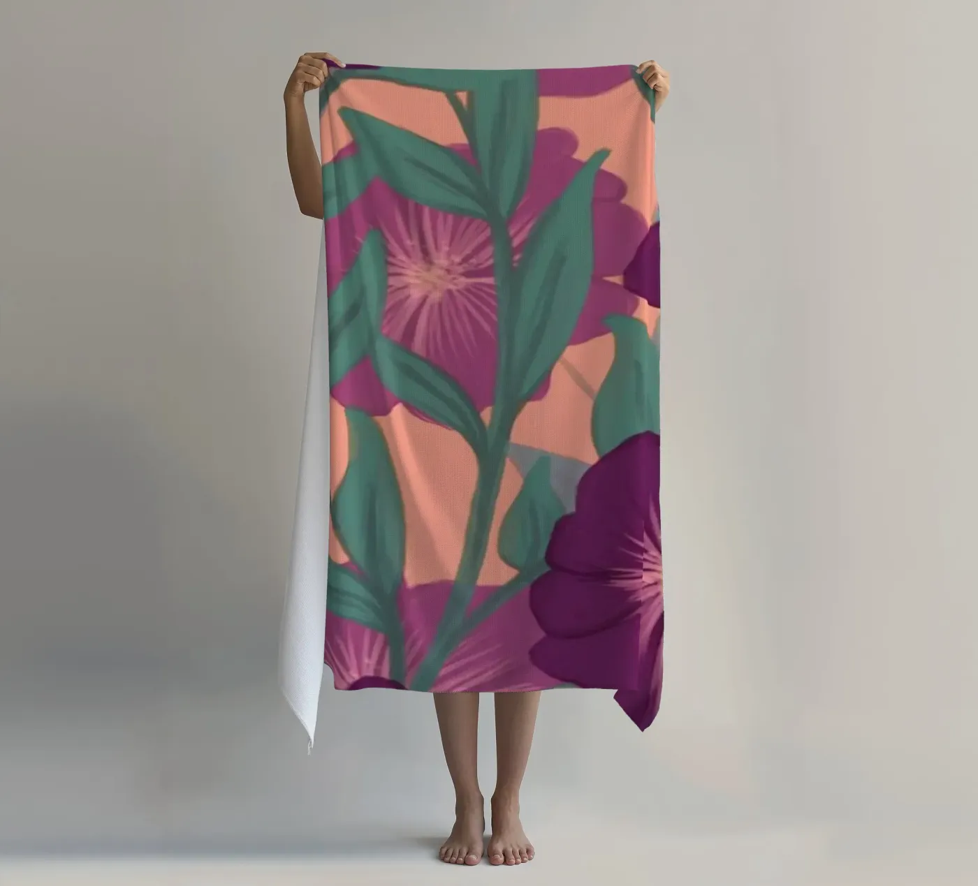 Bold Bloom Purple telo mare da DesigndN