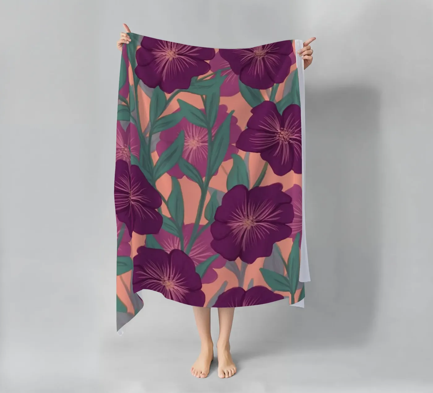 Bold Bloom Purple telo mare da DesigndN