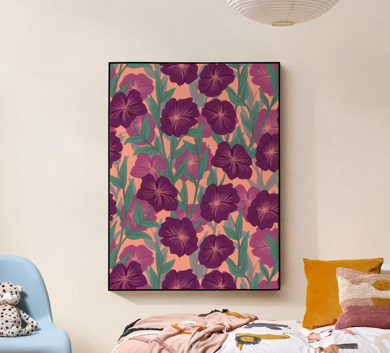 Bold Bloom Purple plexiglass da DesigndN