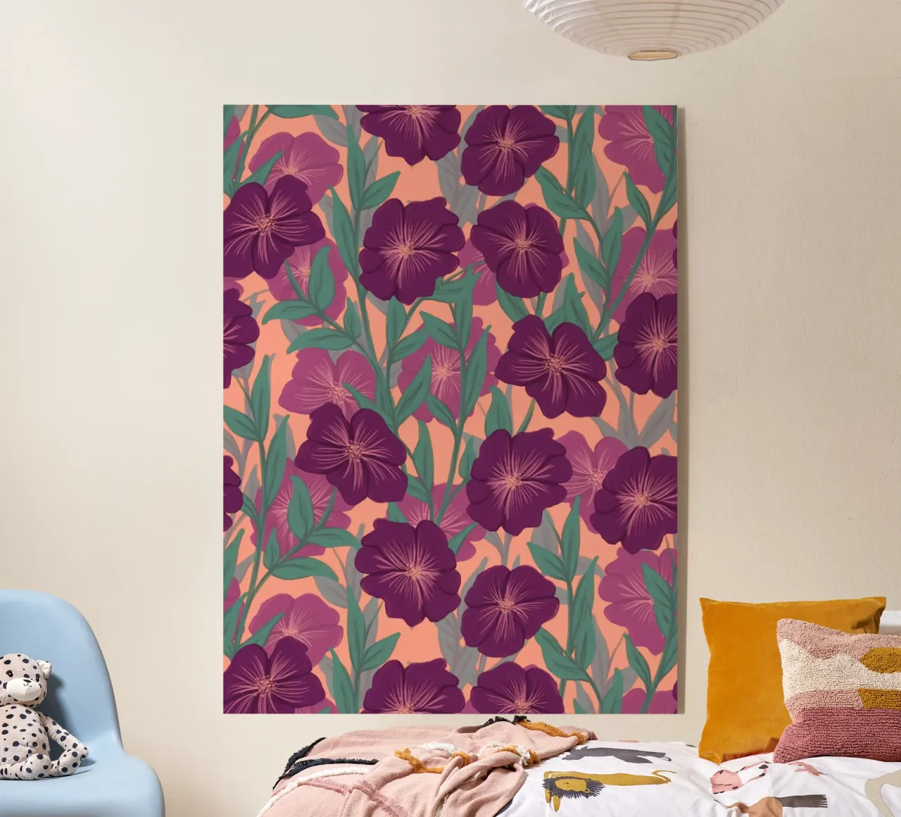 Bold Bloom Purple plexiglass da DesigndN