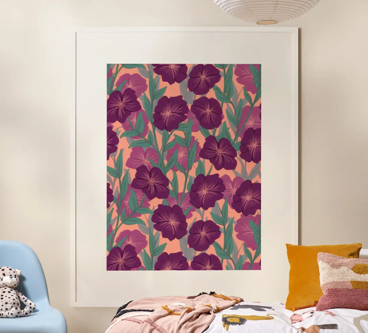 Bold Bloom Purple carta hahnemühle da designdn