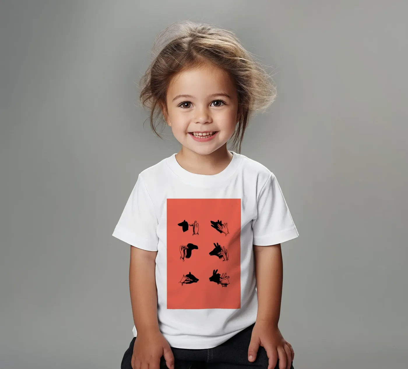 Hand shadows t-shirt bambini da LeDieg
